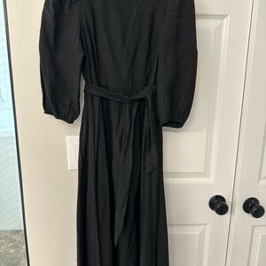 Chic Black Long Sleeve Women's Dress